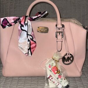 Michael Kors Pink Satchel Bag